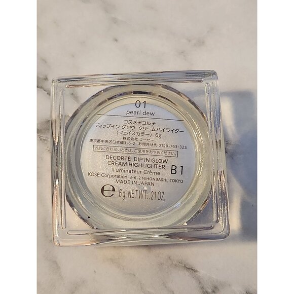 Decorte Cream Highlighter Illuminator 01 Pearl Dew - Picture 3 of 4